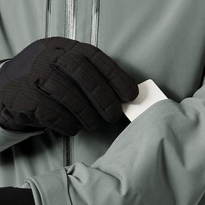 แจ็กเก็ตสกีสำหรับผู้ชายเสื้อโค้ทกันลมพร้อมฮู้ดแจ็คเก็ตสโนว์บอร์ดให้ความอบอุ่นมีซิปปิด - Product Image 5