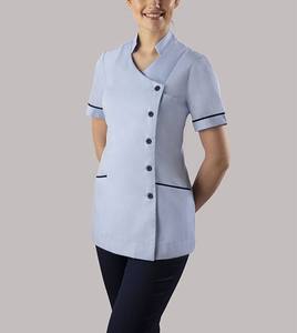 Polyester rayonne Spandex tissu gommages costumes ensembles d'uniformes médicaux pour les femmes couleur marine Joggers ensembles de gommages d'allaitement médical - Product Image 2