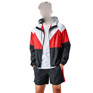 เสื้อฮู้ดดี้แบบมีซิปพิมพ์ลายโลโก้ตามสั่งสำหรับทุกเพศ รุ่นใหม่ล่าสุด ทรงปกติ ชุดวอร์มผู้ชาย กันลม น้ำหนักเบา - Product Image 6