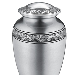 Urne funéraire en laiton de grande capacité au design moderne avec gravure personnalisée et finition décorative - Product Image 5