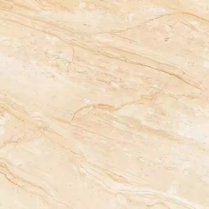 Crema Italia 600x600mm Azulejos de porcelana brillante 60x60cm Aspecto de mármol Navina Pisos Baldosas de cerámica - Product Image 4