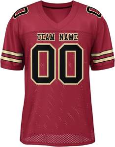 Nouveau design personnalisé maillot de football américain bonne qualité Top Design personnalisé uniforme de football américain - Product Image 1