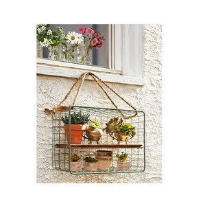 Hot Selling Concrete and Wood <b>Vase</b> Planter Stand Desktop Sandstone Planter Wood Stand Flower Pot <b>Vase</b> for Home Decoration - Product Image 2