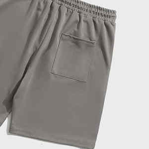 Novedad de verano, conjuntos de pantalones cortos transpirables informales para hombre, camiseta de manga corta, pantalones cortos, ropa sólida para hombre, conjuntos de dos piezas, ropa de calle - Product Image 5