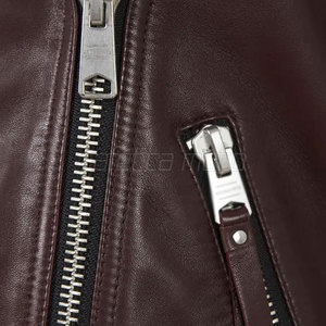 แจ็คเก็ตหนังมอเตอร์ไซค์ผู้หญิงราคาส่งถูก แฟชั่นทรงเข้ารูป - Product Image 5