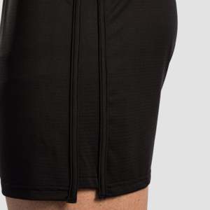 Shorts de basketball Motion Lite noirs, confortables, 100% polyester, taille élastique, logo décoratif, shorts élégants et tendance - Product Image 6
