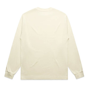 T-shirt à col rond pour homme en coton épais, coupe ample et confortable, pour toutes les saisons, T-shirt à manches longues, coupe classique - Product Image 2