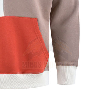 Sweat-shirt à capuche en polaire française de haute qualité pour hommes, avec impression solide, en tissu épais, avec poche taille XS - Product Image 5