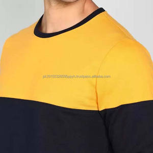 Nueva sudadera de 2 tonos para hombre de la mejor calidad al por mayor 100% algodón hecho precio barato tamaño disponible sudaderas de invierno básicos - Product Image 3