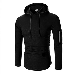 Sudadera con capucha informal para hombre, colección de invierno de gran tamaño, cuello redondo tejido de primavera y otoño con patrón estampado, cuello con capucha sólido - Product Image 6