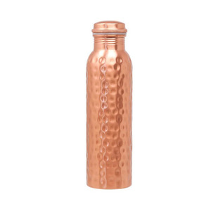 Venta caliente 100% botella de agua de cobre puro para beneficios de salud 1000ml botella martillada de cobre 4 Camping Yoga y uso de gimnasio en la escuela - Product Image 4