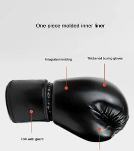 Guantes de boxeo de cuero de calidad superior de colores personalizados, guantes de boxeo de entrenamiento de gran oferta, logotipo de 2017 para artes marciales - Product Image 2