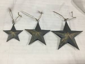 Decoraciones colgantes Suministros de fábrica Navidad Estrella de metal Decoraciones navideñas - Product Image 4