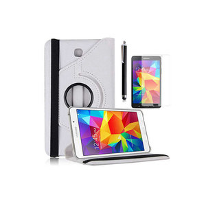 Funda Protectora Giratoria Blanca Netzy Compatible con Galaxy Tab 4 7.0 T230, Material de PU, PC y EVA, Certificación ROHS - Product Image 1