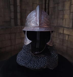 Rey Medieval Leonidas, casco romano espartano griego, disfraz de guerrero, armadura de diseñador para hombre, casco de Metal para disfraz, artesanía de Calvin - Product Image 5