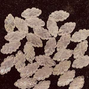 Cuentas de Piedras Preciosas Sueltas de Cuarzo Rosa Talladas a Mano, Forma Elegante, 16X8.5 MM, para Joyería - Product Image 4