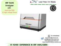 Spectromètre XRF de paillasse haute précision Aurispec EDX-V61G 50 kV avec pompe à vide externe, détecteur SDD Amptek, caméra HD, RoHS