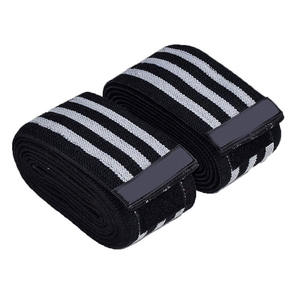 Bandes de compression pour les genoux, nouvelle conception tendance, support élastique pour la salle de sport, fitness, entraînement - Product Image 6