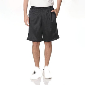 กางเกงขาสั้นเล่นกีฬาสำหรับผู้ชายเอวยางยืดสีทึบระบายอากาศได้ทำจากโพลีเอสเตอร์100% ออกแบบโลโก้ได้ตามต้องการสำหรับฤดูร้อน - Product Image 1