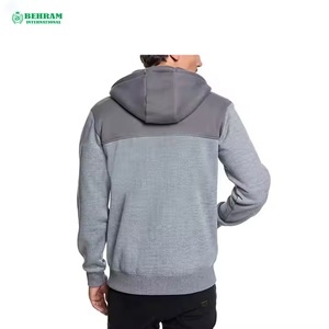 Sudadera con Cremallera para Hombre de Buena Calidad de Fábrica, Transpirable, de Algodón, con Diseño Sólido y a la Moda, Personalizable - Product Image 6