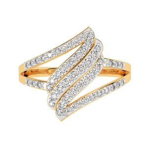 Stonewels Timeless Original Diseño clásico Elegante banda de diamantes brillantes Certificado IGI para Aniversario de fiesta de boda - Product Image 1