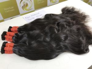 Cabello Vietnamita Virgen Liso de Seda de 60 cm, Color Negro, Trama Doble, Perfección - Product Image 6
