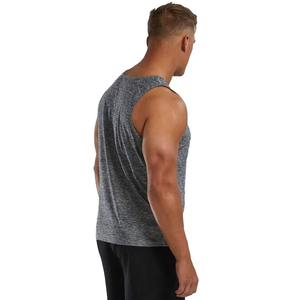 Camiseta sin mangas para correr personalizada para hombre, chaleco de cuello redondo anticontracción de secado rápido, tejido de punto para culturismo y deportes informales - Product Image 2