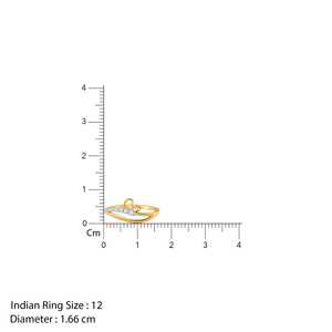 Encantador anillo de diamantes de corazón en oro - Product Image 6