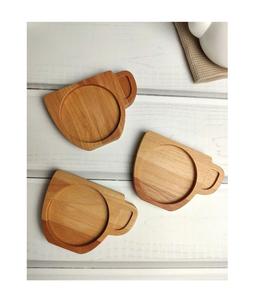 Posavasos de madera de diseño antiguo moderno hechos a mano con detalles intrincados para un toque de mesa rústico y elegante - Product Image 1