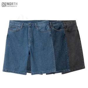 Shorts en jean amples vintage pour hommes, style streetwear estival, décontractés, pour le travail, mode, shorts pour hommes, shorts en jean amples pour hommes, été - Product Image 1