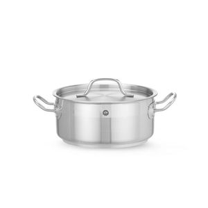 HENDI ProLine Pentola Bassa da 2.8L con Coperchio, Dutch Oven 200x(H)90mm - Product Image 1