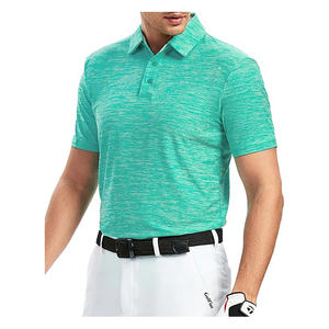 Polos à manches courtes pour hommes de la meilleure qualité, coupe ajustée pour hommes-Polo à col ajusté avec 100% de polyester - Product Image 1