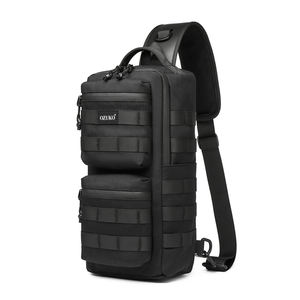 <span class=keywords><strong>OZUKO</strong></span> 9661 Bolso <span class=keywords><strong>Bandolera</strong></span> Deportivo Impermeable de Diseño Original, Nuevo Estilo Cruzado, Personalizable, Bolso de Hombro y Pecho para Actividades al Aire Libre - Product Image 1