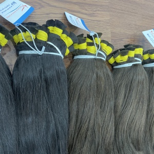 Extensiones de Cabello Natural Virgen Vietnamita 100% Teñido de Alta Calidad, Cabello Liso a Granel, Todos los Colores >=60% Cabello Más Largo, Cabello Thanh - Product Image 4