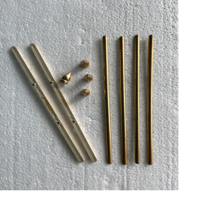 Tiges de défilement de style roll-on sur mesure et tiges de défilement de style fermoir en couleur or en taille 8.5*11 pouces pour les papeteries de mariage - Product Image 3