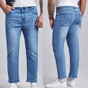 Nouveau design, confortable, coupe régulière, qualité supérieure, pantalon en denim tendance pour hommes - Product Image 6