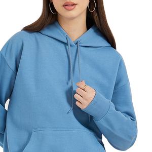 เสื้อฮู้ดดี้ผู้หญิงคุณภาพสูง แบบเรียบ สำหรับงานพิมพ์ พร้อมกระเป๋าข้างสองข้าง รุ่น RSW - Product Image 3