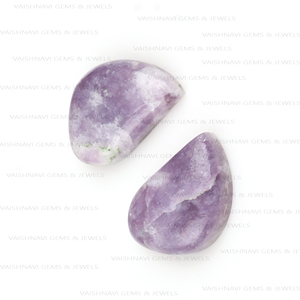 Lepidolite หินอัญมณีทรงหลวมสำหรับทำเครื่องประดับ - Product Image 3