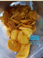Chips de Jackfruit Doré Royal Crunch du Mekong 95% Jackfruit Ultra Croustillant Ligne Excellence Tropicale 100% Naturel Vietnam