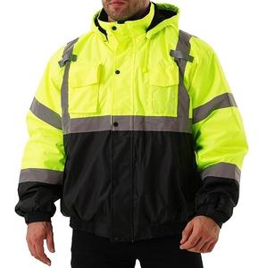 Veste de sécurité en polyester de printemps en toile imperméable haute visibilité détachable de haute qualité pour adultes - Product Image 5