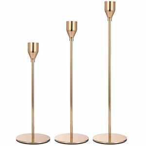 Pilier de bougie en cristal, présentoir pour décoration de la maison, vente en gros, porte-bougie en métal, offre spéciale 2023 - Product Image 5
