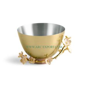 Luxury Newly Arrival Tabletop <b>Dinnerware</b> Food Serving Bowls Modern Designer Unique Handcrafted Luxury Food Server Ware Bowls - Product Image 2