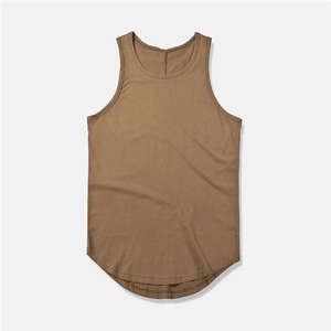 KIVOTECH OEM Custom Logo <b>Men's</b> Training Sleeveless <b>Tank</b> <b>Top</b> High Quality 100% Cotton - Product Image 1
