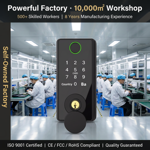 <span class=keywords><strong>Serrure</strong></span> de <span class=keywords><strong>porte</strong></span> intelligente Tuya 5-en-1, biométrique, <span class=keywords><strong>à</strong></span> empreintes digitales, avec clavier numérique, entrée sans clé, WiFi, avec carte IC <span class=keywords><strong>pour</strong></span> la maison et le bureau - Product Image 5