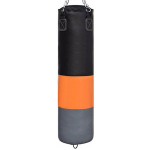 Sac de frappe en cuir robuste fabriqué au Pakistan, remplissable d'eau/sable, qualité supérieure, écologique, pour entraînement sportif - Product Image 1
