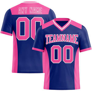 Uniforme deportivo de equipo atlético bordado por sublimación personalizado de camiseta de fútbol americano duradero y cómodo en talla grande - Product Image 2
