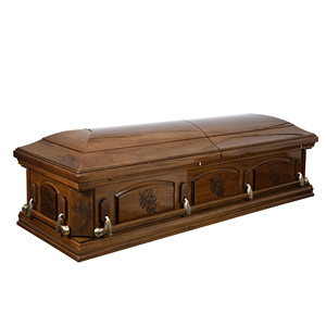Servicios de OEM y ODM para ataúd de cremación de madera maciza, suministros funerarios para adultos fabricados en Vietnam - Product Image 2