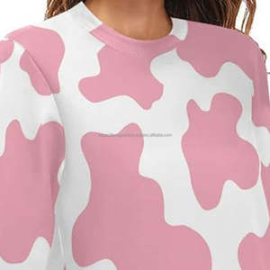 Sweatshirts courts d'hiver solides pour femmes avec logo sur le devant 100% coton col roulé, fermeture éclair, courts, sweats à capuche pour femme - Product Image 6