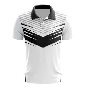 Custom Embroidery Logo Streetwear Polo Shirt Boxy Fit Dropped Shoulders <b>Cropped</b> Hem Oversize Striped Short Sleeve Shirt for <b>Men</b> - Product Image 5