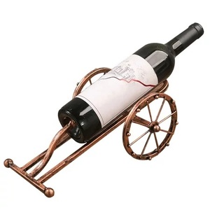 Red Finished Eco-Friendly Modern Unique Design <b>Wine</b> Bottle Wall Holder for <b>Bar</b> Hotel Restaurant Decorative Bottle Stand - Product Image 4